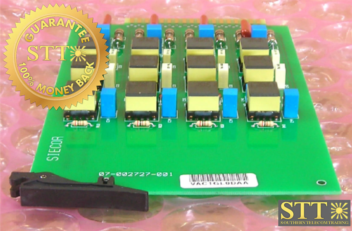 07-002727-001 CORNING/SIECOR ADSL QUAD POTS SPLITTER CARD VAC1GL0DAA REFURBISHED - 90 DAY WARRANTY