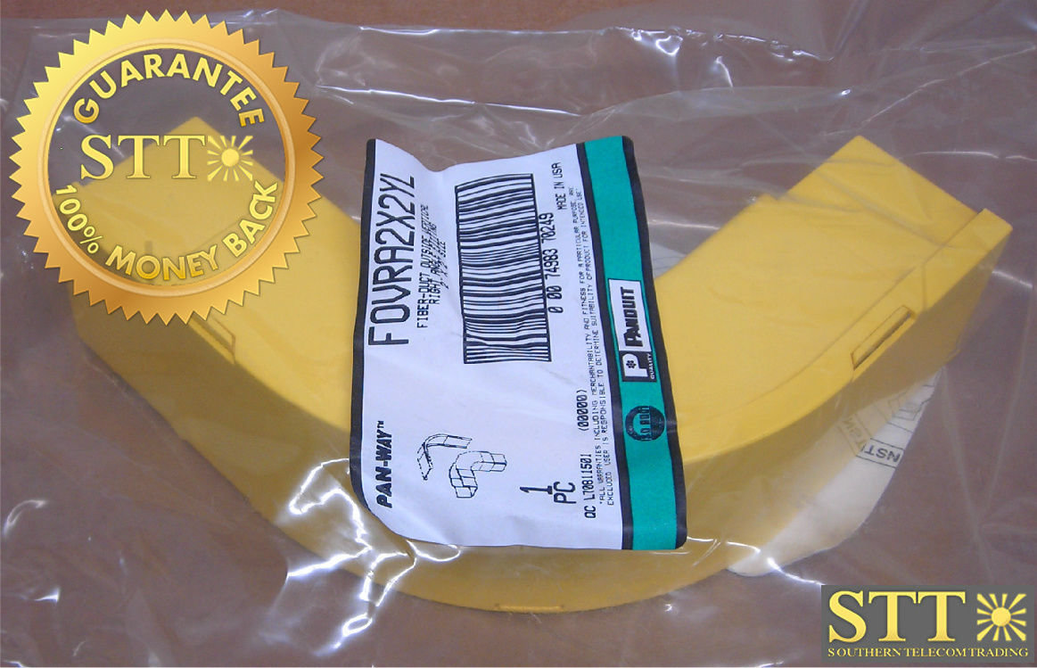 FOVRA2X2YL PANDUIT OUTSIDE VERTICAL RIGHT ANGLE FITTING 2 X 2 NEW - 1 YEAR WARRANTY