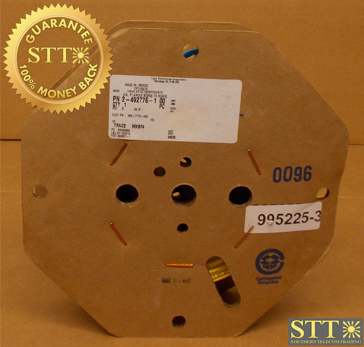 695-7770-080 ALCATEL FIBER CABLE RIGHT ANGLE SM SC(NG)/SC(NG) 80 METERS NEW 90 DAY WARRANTY