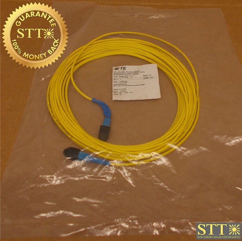 695-7734-010 ALCATEL FIBER CABLE SM RA SC(NG)/SC(NG) 10M (5492436-2) NEW - 90 DAY WARRANTY