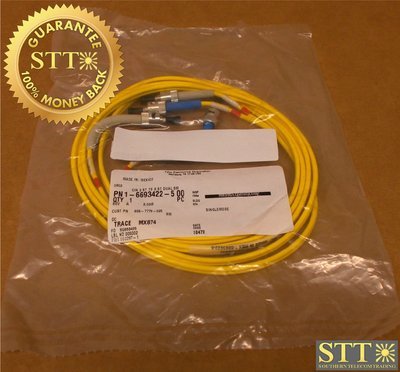 695-7778-029 ALCATEL FIBER CABLE SM DUAL ST/ST90 2.03 METERS NEW - 90 DAY WARRANTY