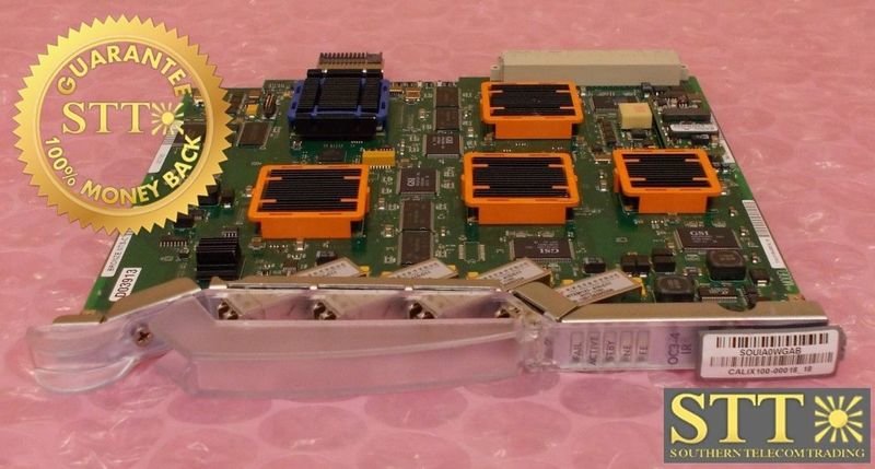100-00018 CALIX REV-18 C7 QUAD OC3 INTERFACE CARD SOUIA0WGAB REFURBISHED - 90 DAY WARRANTY