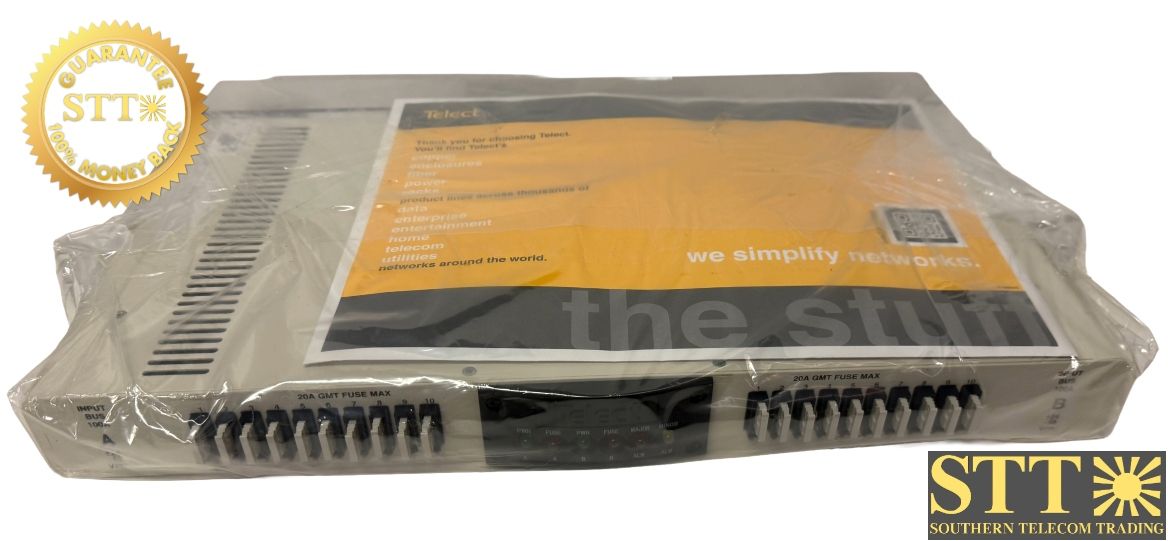 HPGMT10 TELECT FUSE PANEL 100A DUAL-FEED 10/10 GMT, ±24V/-48 PWFYASRURA - NEW OPEN BOX - 90 DAY WARRANTY