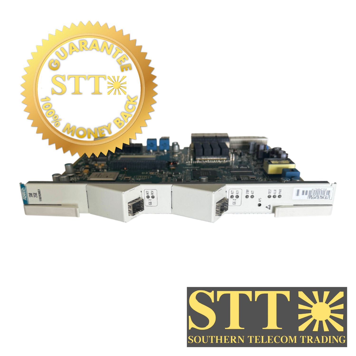 1187020G1 ADTRAN TA5000 ETHRNT SWG ENGINE SM-2GE W/O RING GENERATOR BVL2N0NCTA USED - 90 DAY WARRANTY