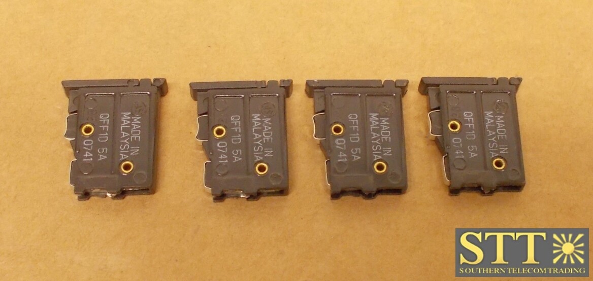 QFF1D NORTEL 5 AMP 48V FUSE GREEN A0205205 (LOT OF 4) - NEW OUT OF BOX - 90-DAY WARRANTY
