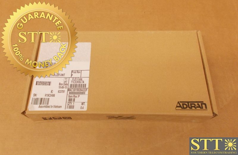 1181018L3 ADTRAN TA3000 SCU TOTAL ACCESS SYSTEM CONTROL UNIT T1C2CKSCTA NEW - 90 DAY WARRANTY