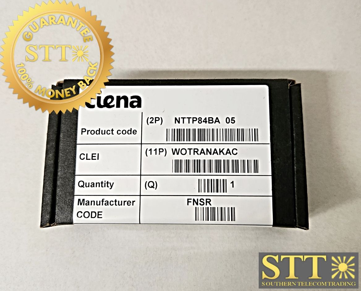 NTTP84BA NORTEL OME 6500 MLTRATE XFP TRNCVR OCR 192 WOTRANAKAC - NEW OPEN BOX - 90 DAY WARRANTY