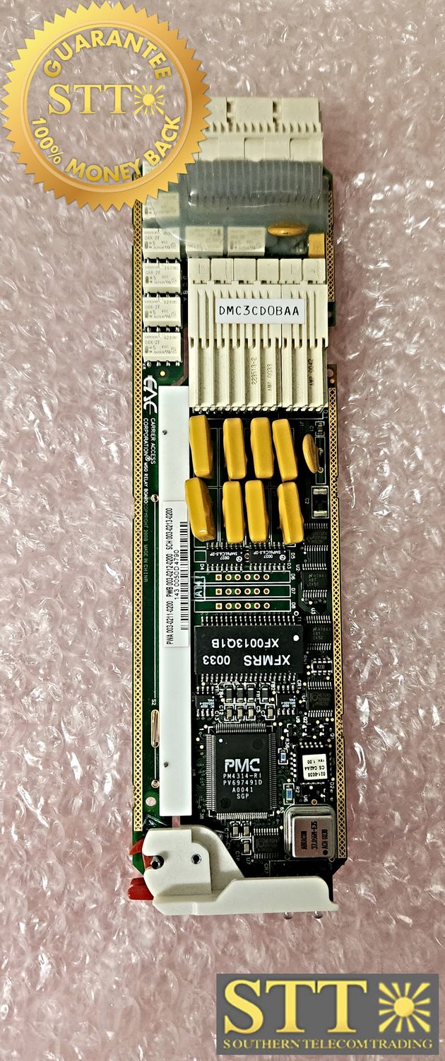 740-0023 CARRIER ACCESS WIDEBANK28 MSO QUAD T1 CARD/RELAY DMC3CD0BAA - USED - 90 - DAY WARRANTY