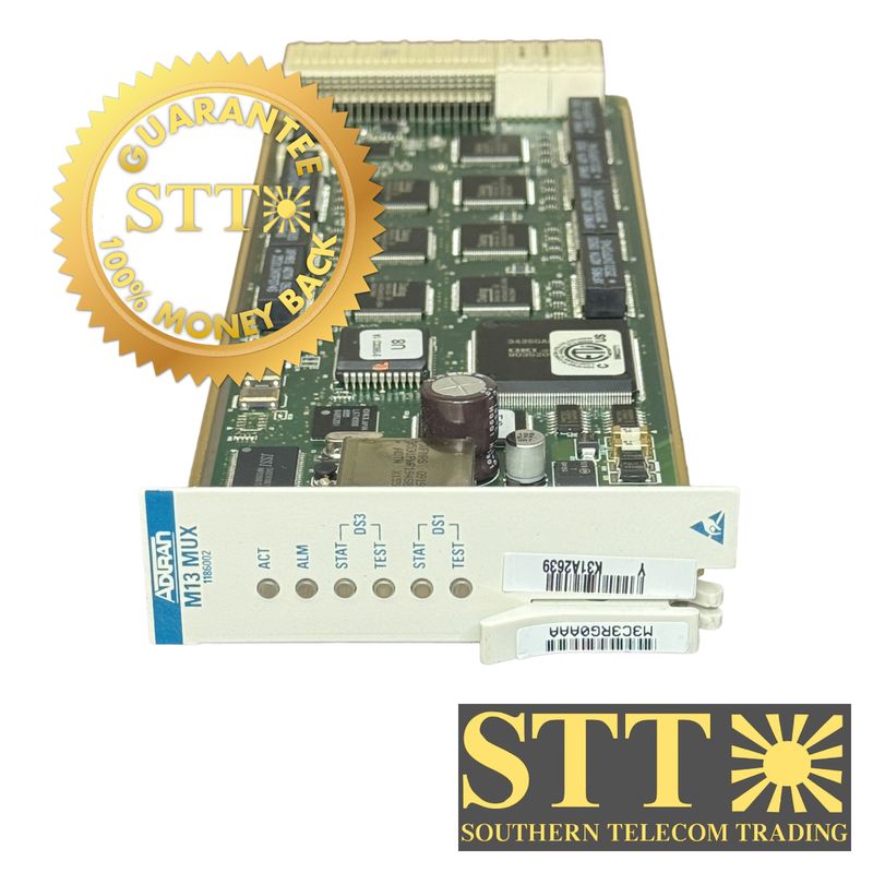 1186002L1 ADTRAN MX2820 M13 MUX CARD M3C3RG0AAA REFURBISHED - 90 DAY WARRANTY
