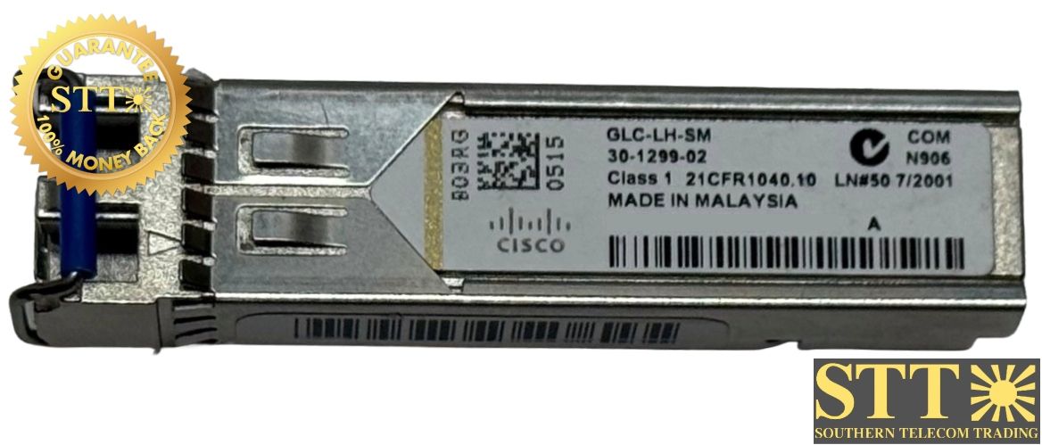 GLC-LH-SM CISCO 1000BASE-LX/LH SFP TRANSCEIVER CN8ID42AAB - REFURBISHED - 90 DAY WARRANTY