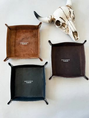 Cowhide Leather Tray