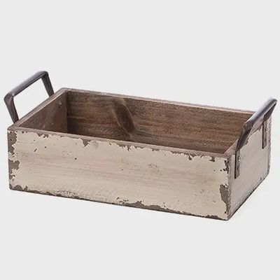 Willow Group Rectangular Wood Tray with PVC Liner
