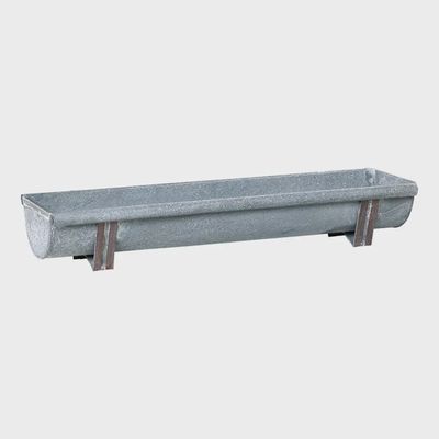 Rectangular Metal Planter with Legs – 20.5” Industrial Farmhouse Display Box