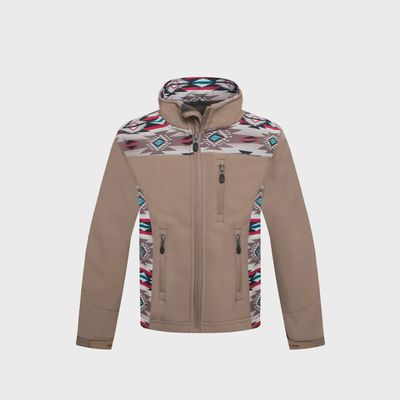 Rodeo Kid&#39;s Soft Shell Bonded Jacket Bonded Fleece Lining