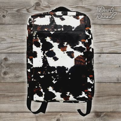 Cattle Drive Backpack – Cowhide Print