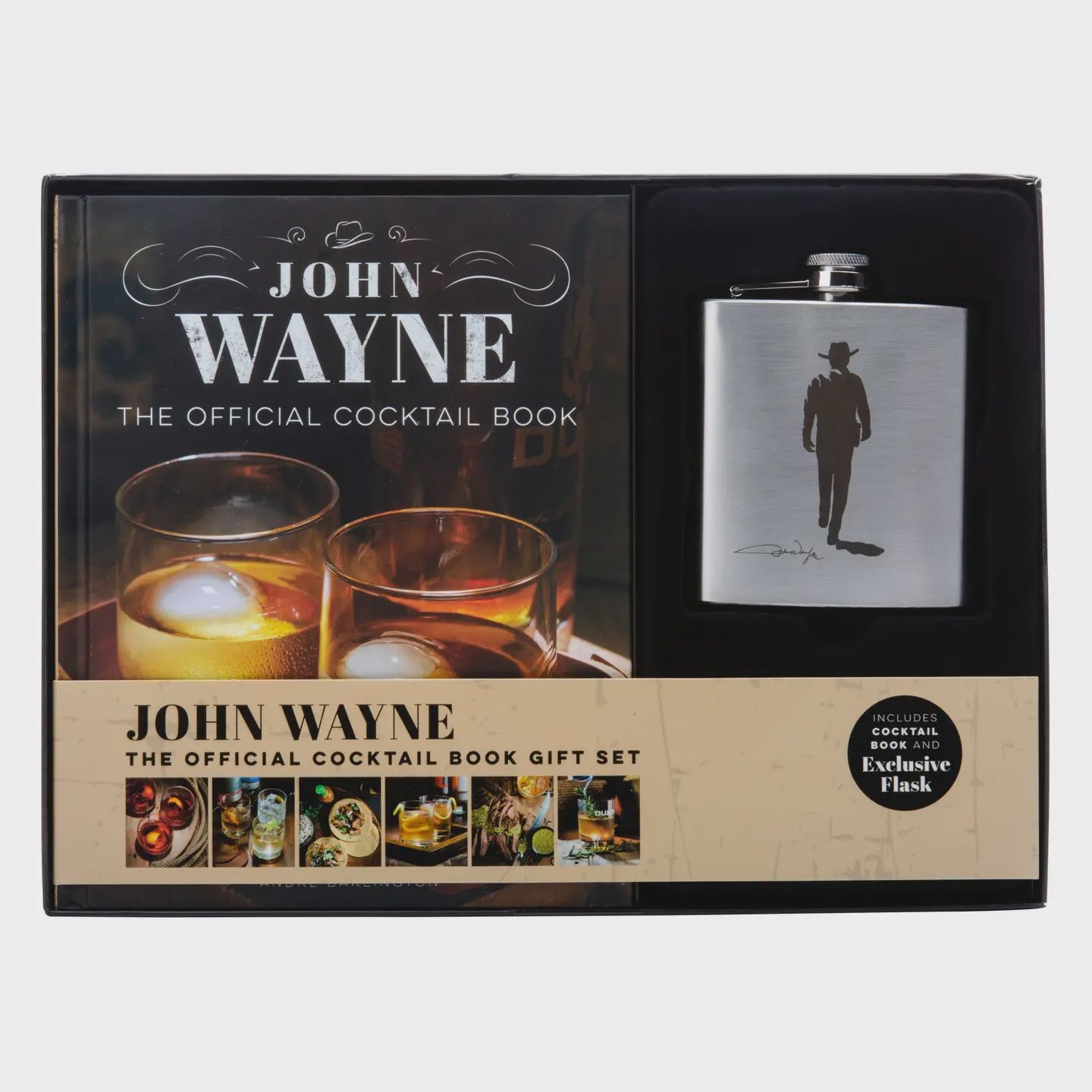 John Wayne: The Official Cocktail Book Gift Set