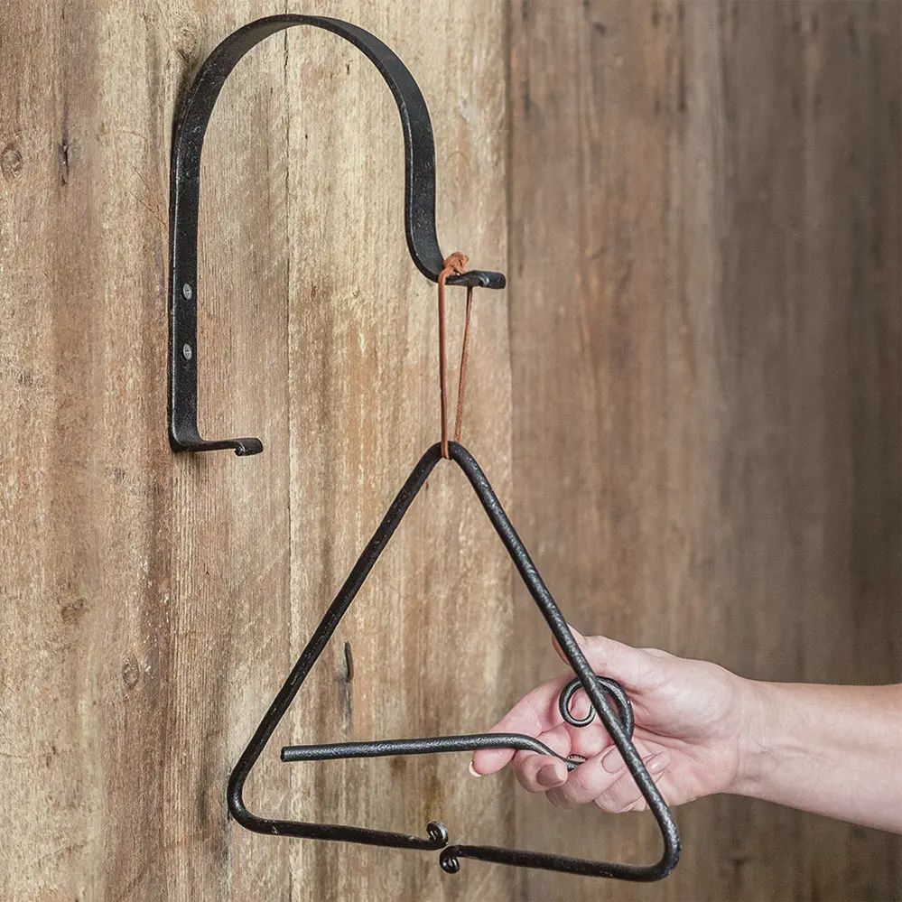 Chuckwagon Triangle Dinner Bell with Bracket