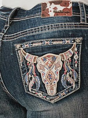 Women&#39;s Steer Head Modify Mid-Rise Boot Cut 30&quot;