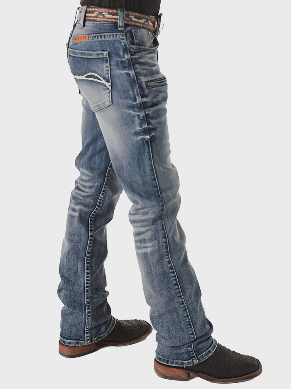 B Tuff Revved Up Men&#39;s Jeans, Fit: Short, Size: 28