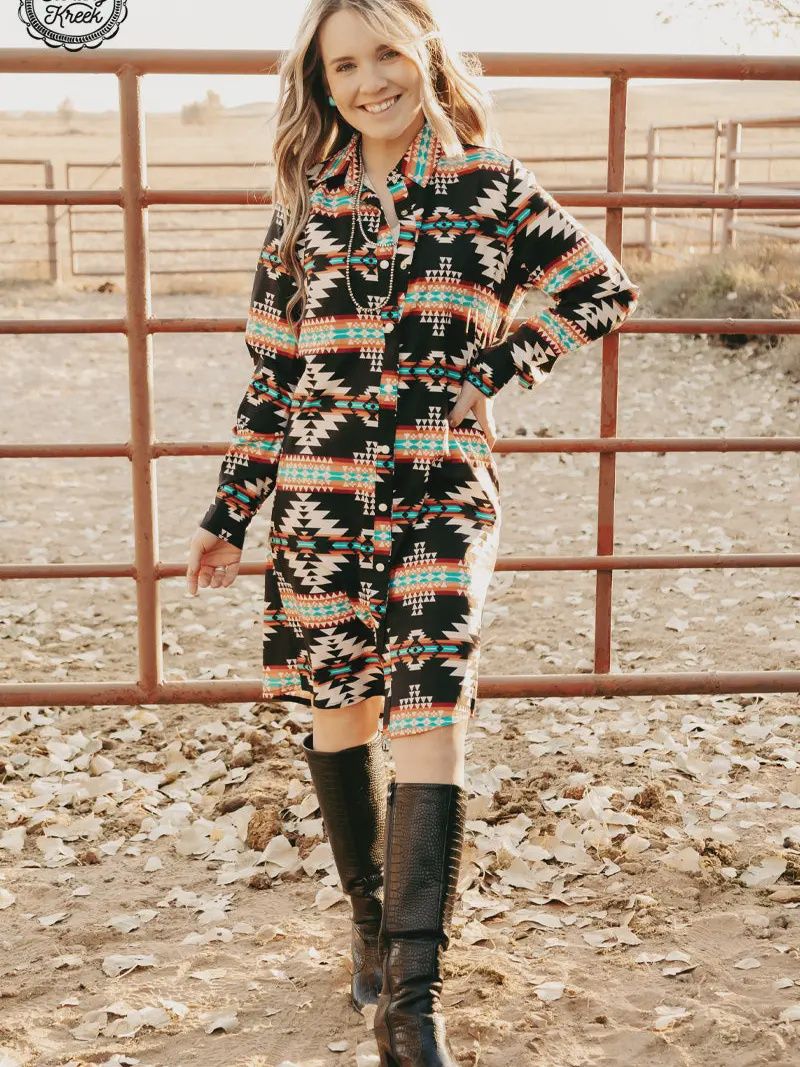 Bandera Button Up Dress
