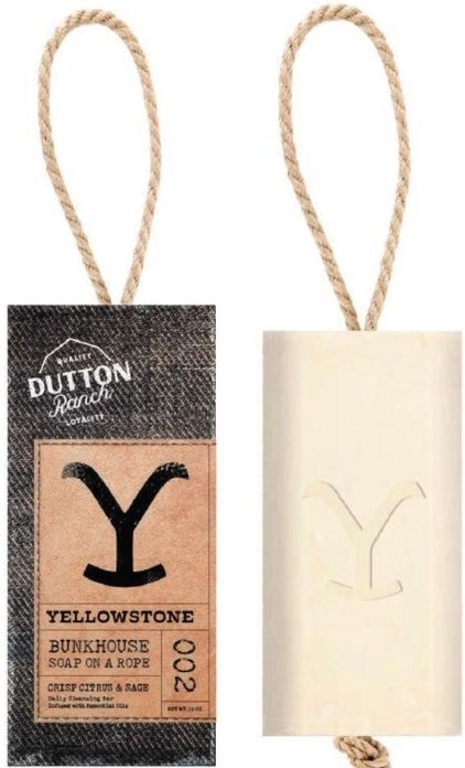 Yellowstone Bunkhouse 10 oz.  Soap on a rope