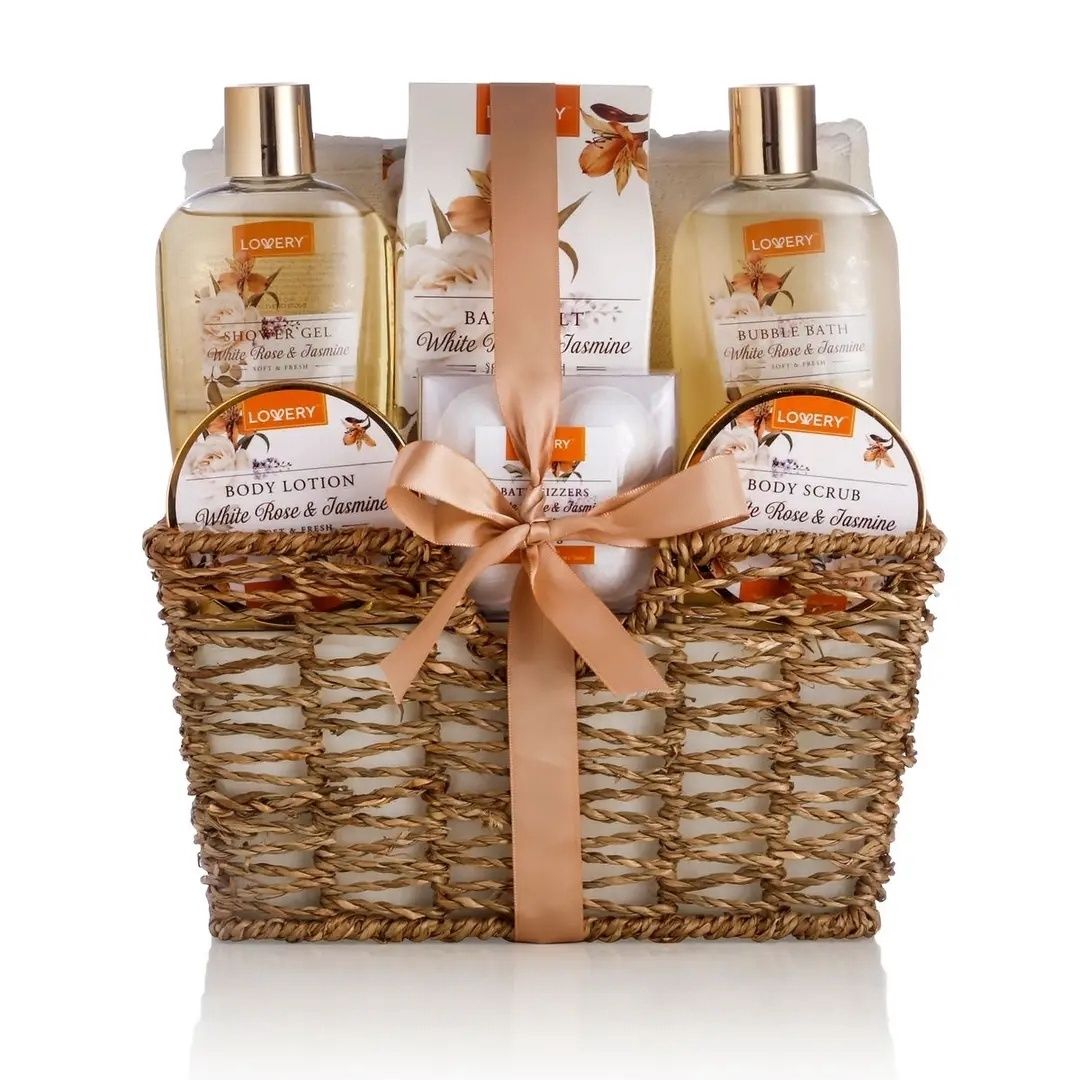 White Rose Jasmine - 11Pc Bath Body Set