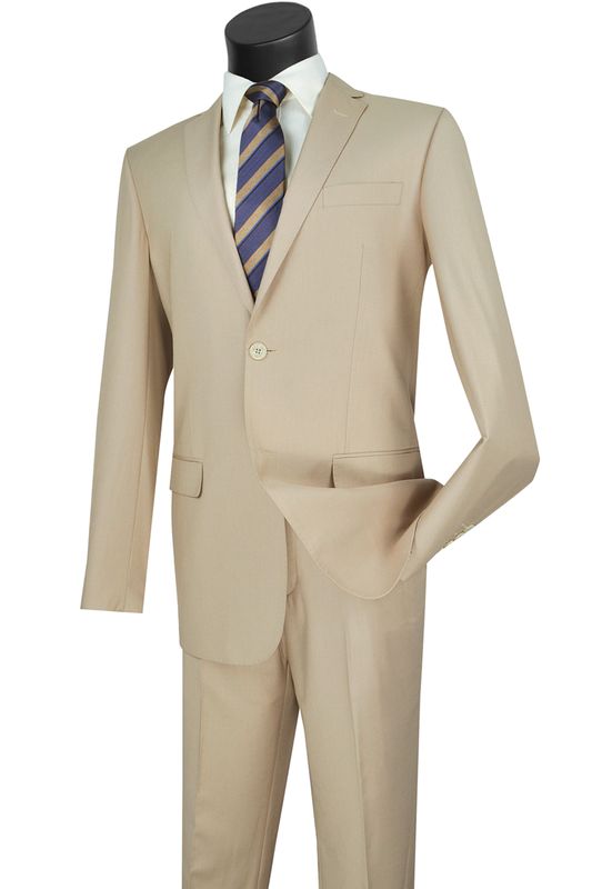 Vinci Slim Notch 2-Piece Suit