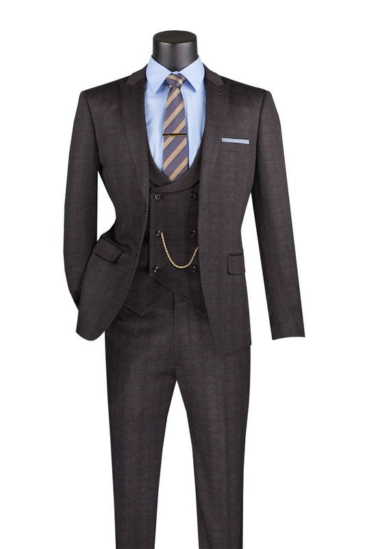 Vinci Slim Stretch 3-Piece Suit