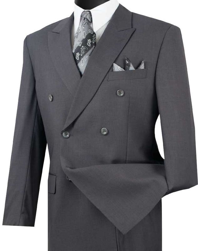 Vinci Double Peak 2-Piece Suit