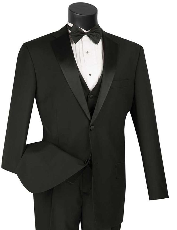 Vinci Tuxedo 4-Piece Suit