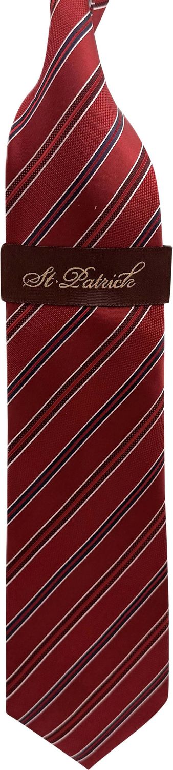 Red/Black Microfiber Tie & Hanky Set