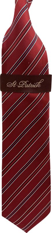 Red/Black Microfiber Tie & Hanky Set