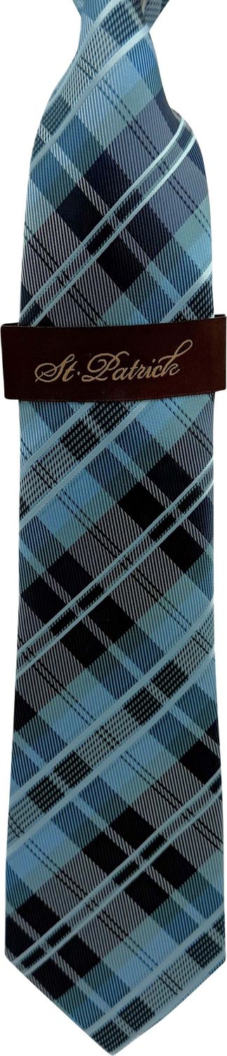 Aqua/Teal Microfiber Tie & Hanky Set
