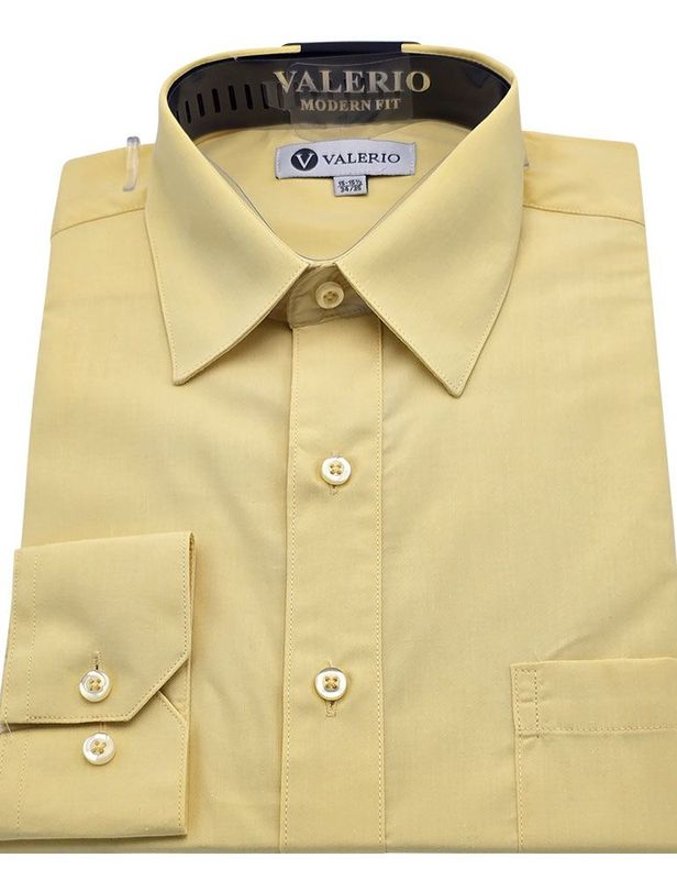Valerio Dress Shirt - Yellow