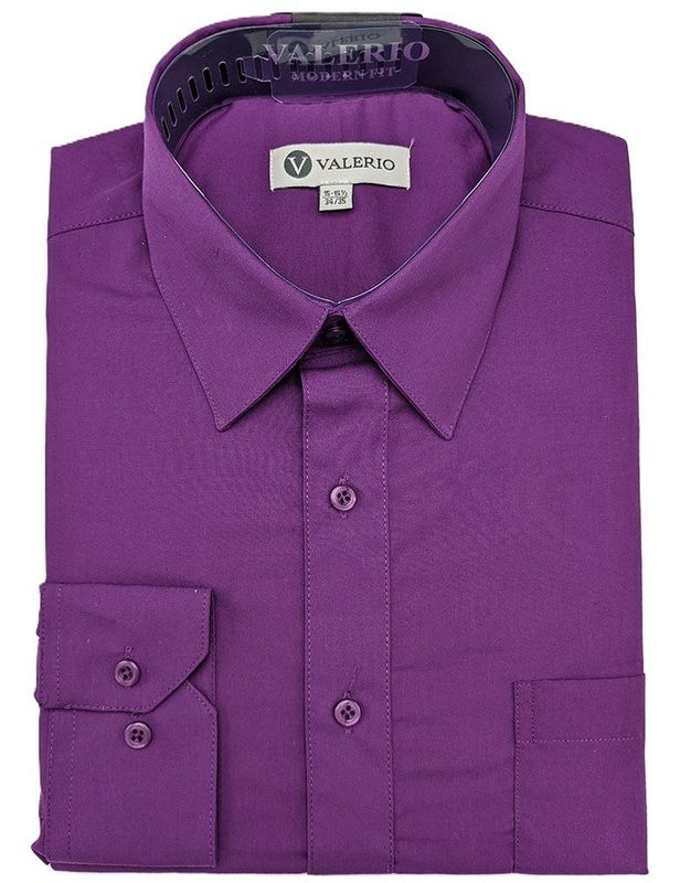 Valerio Dress Shirt - Purple