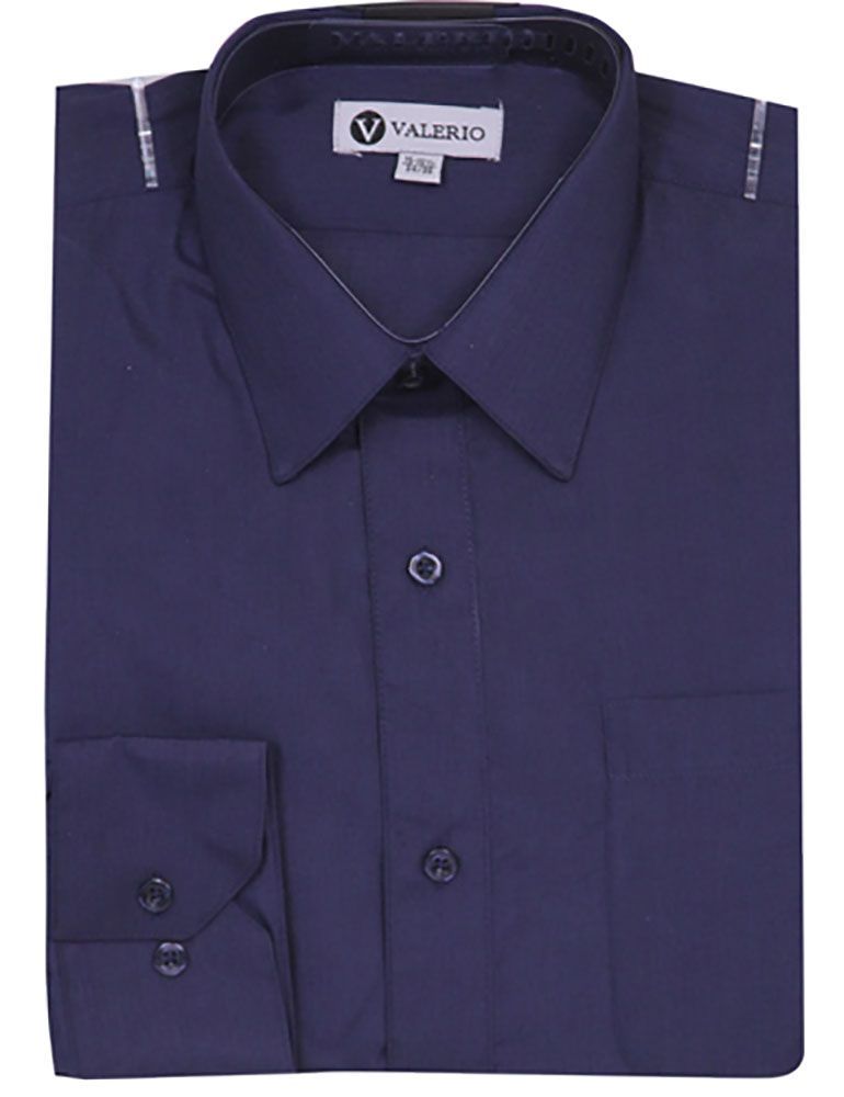 Valerio Dress Shirt - Navy