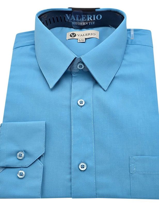 Valerio Dress Shirt - Turquoise