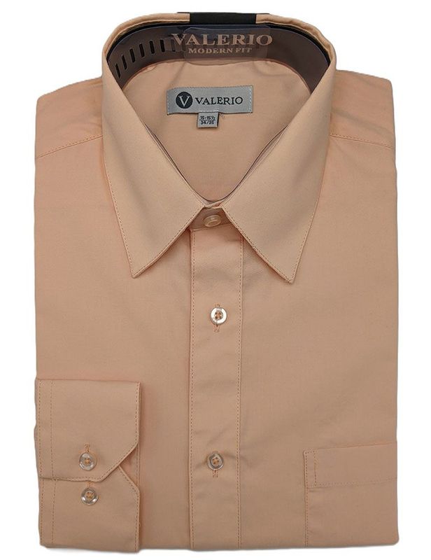 Valerio Dress Shirt - Peach
