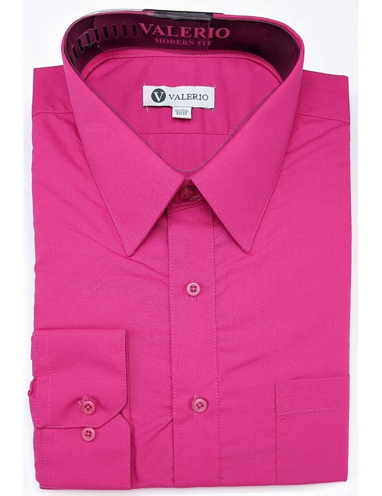 Valerio Dress Shirt - Fuschia
