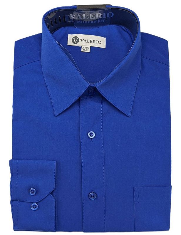 Valerio Dress Shirt - Royal Blue