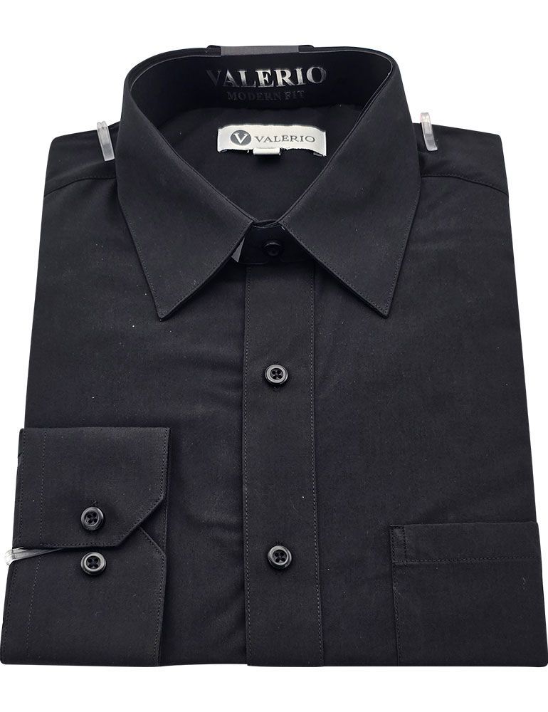 Valerio Dress Shirt - Black