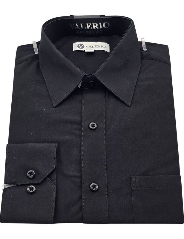 Valerio Dress Shirt - Black