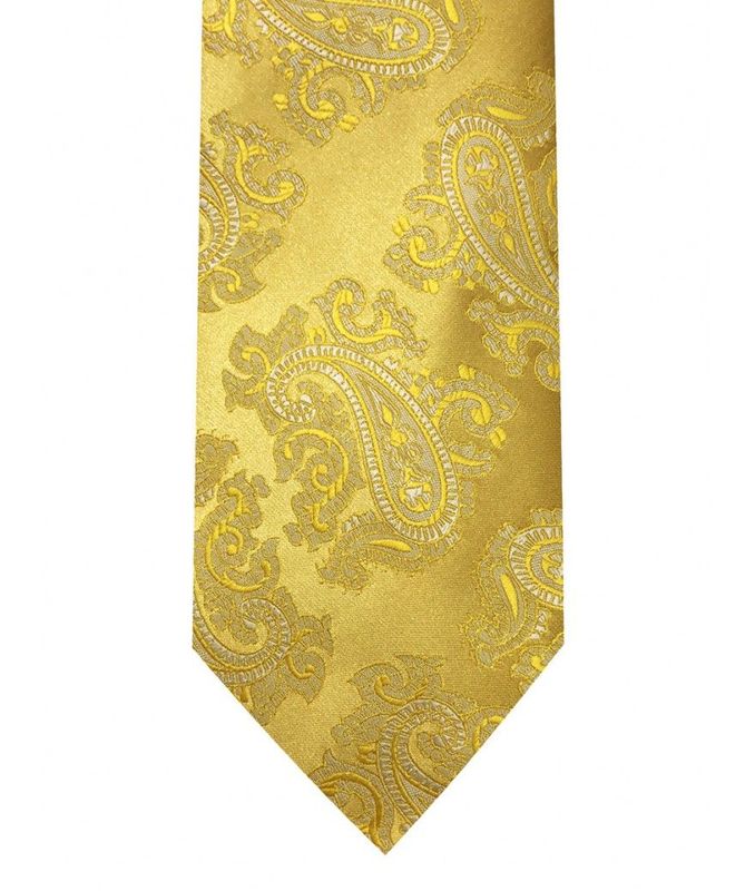 Gold Tie & Hanky Set