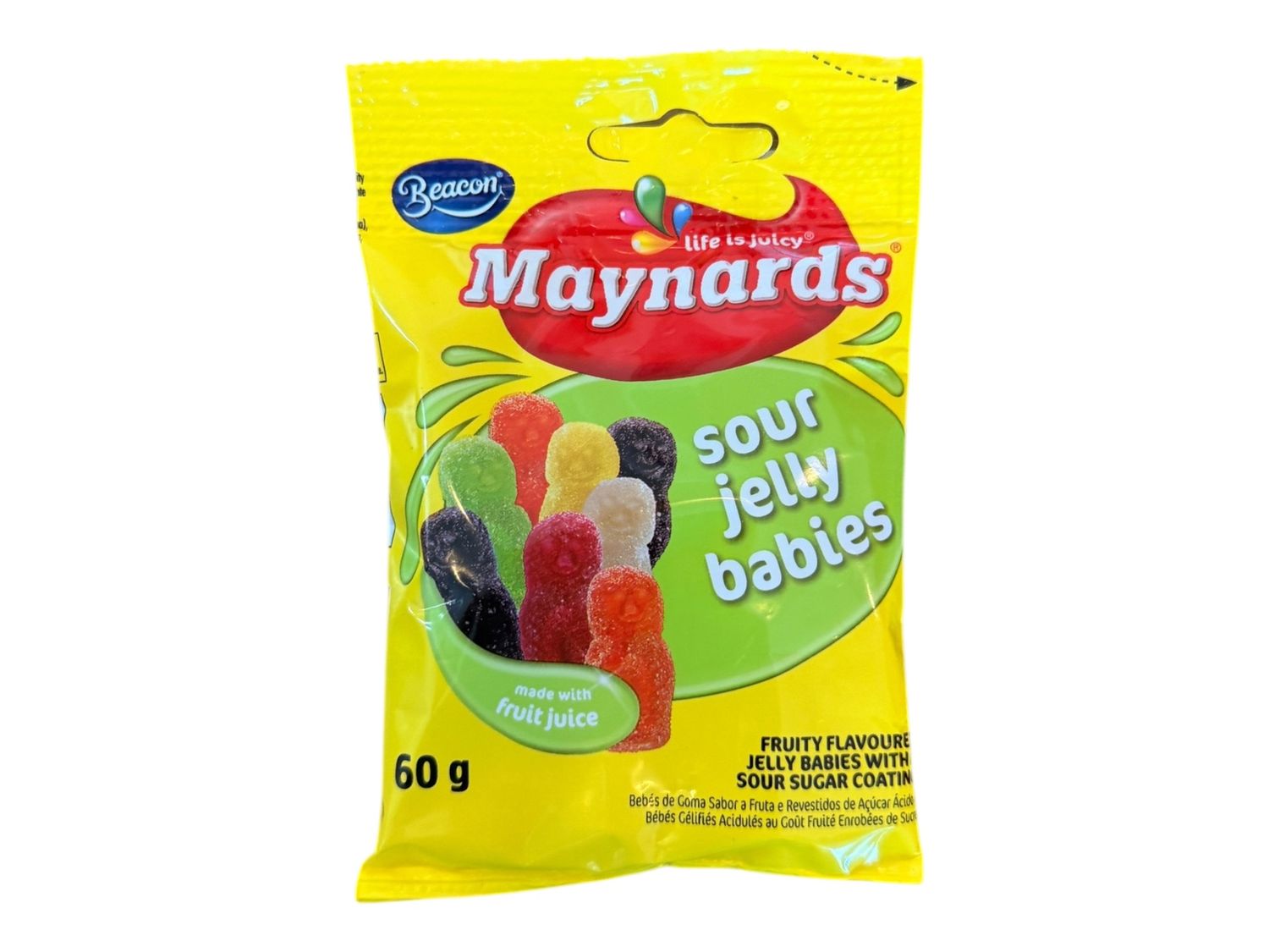 Maynards Sour Jelly Babies 60g