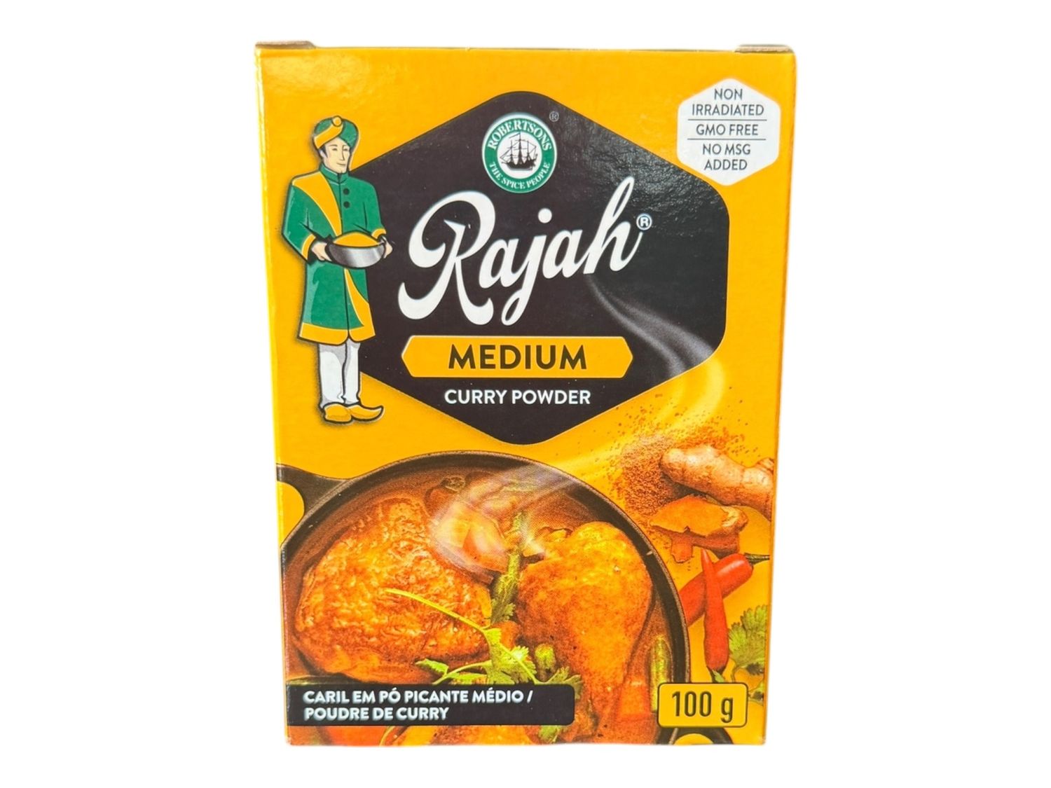 Rajah Curry Powdr Medium 100g