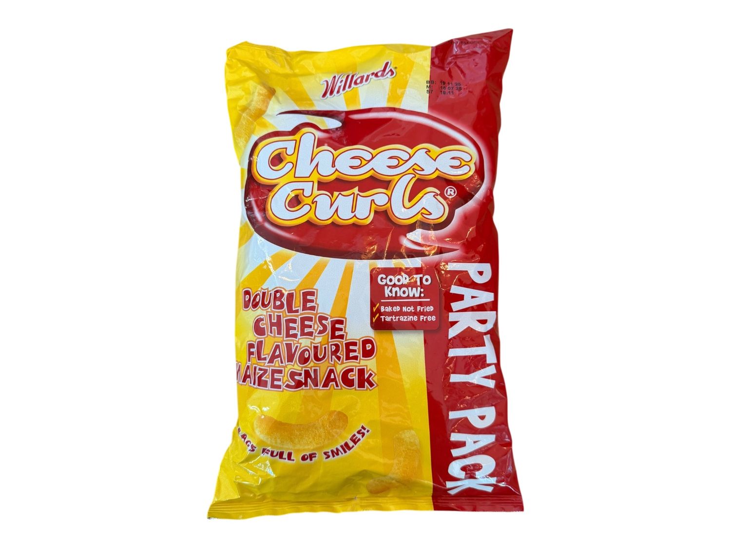 Willards Cheese Curls 150g