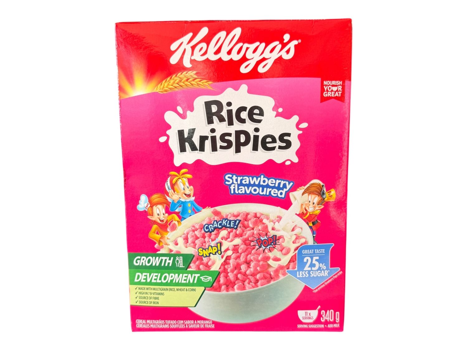 Kelloggs Strawberry Rice Krispies 340g