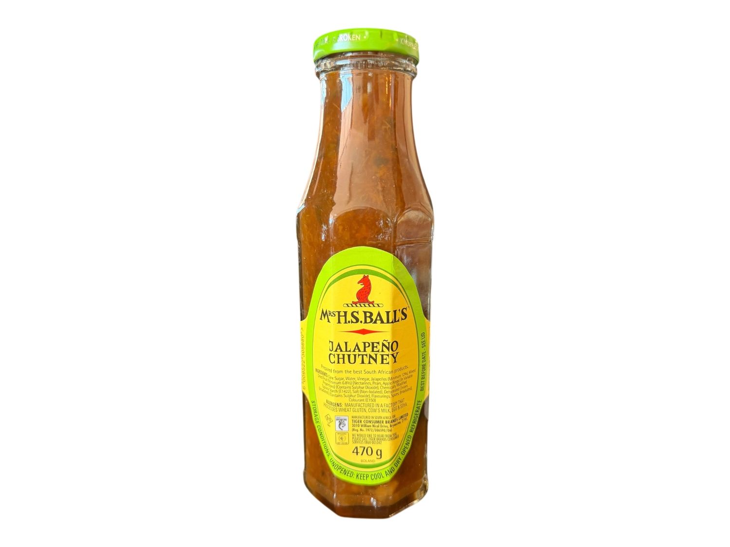 Mrs Balls Chutney Jalapeno 470g