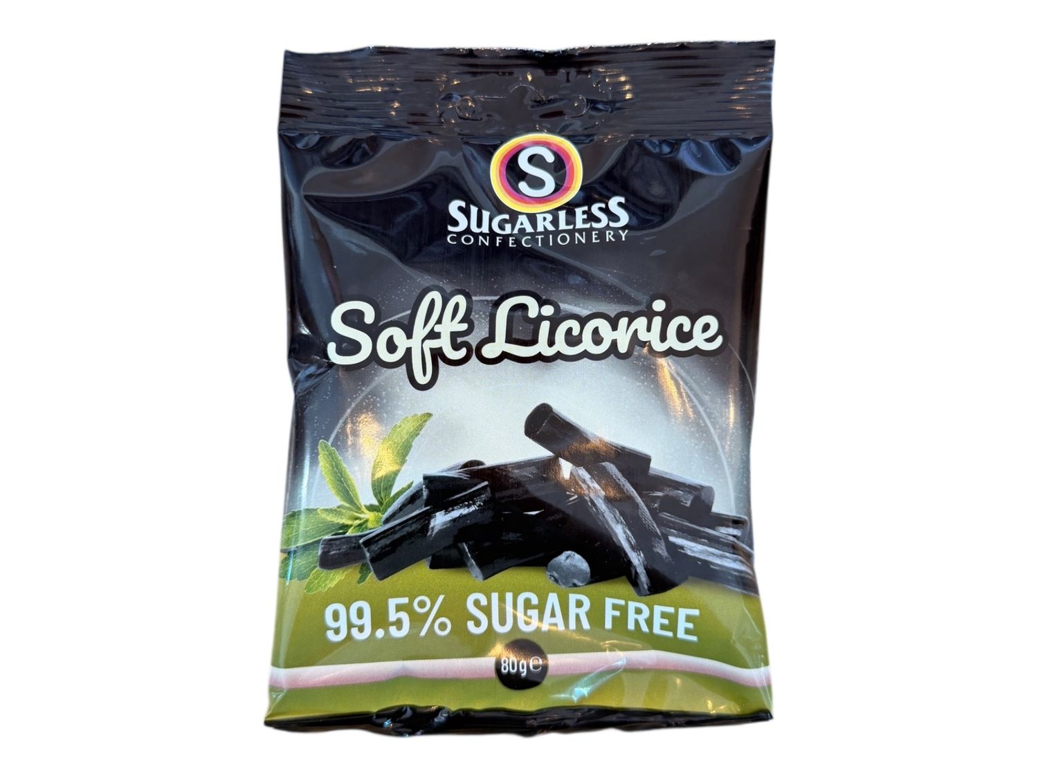 Sugarless Soft Licorice 80g