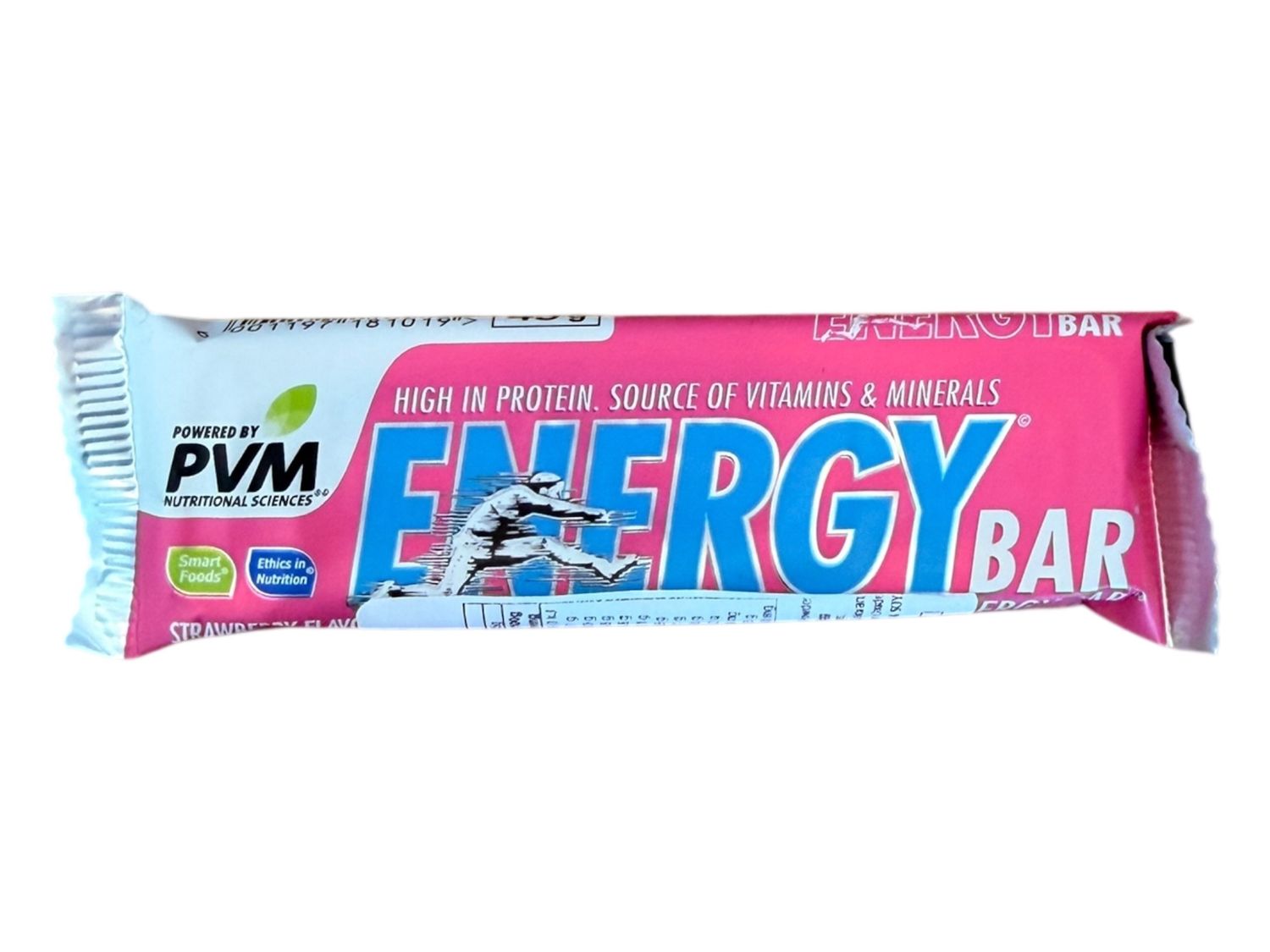 PVM Energy Bar Strawberry 45g